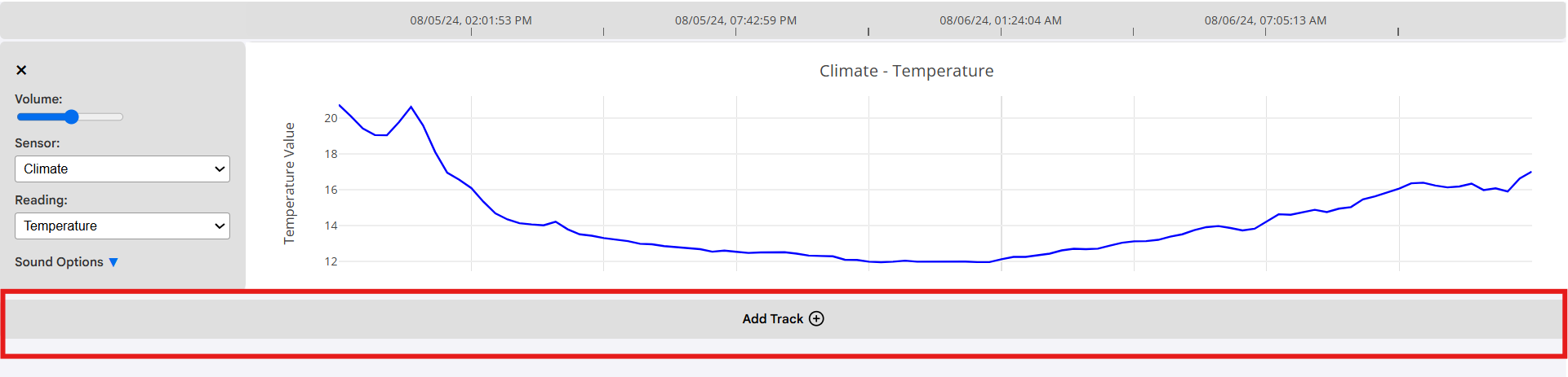 'Add Track' highlighted